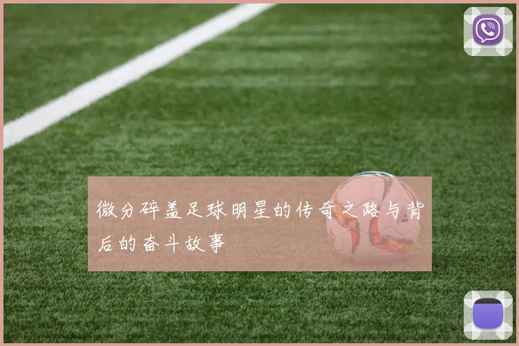 微分碎盖足球明星的传奇之路与背后的奋斗故事